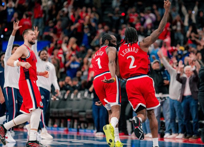 伦纳德孤军奋战难救快船 联盟前五超巨陷季后赛